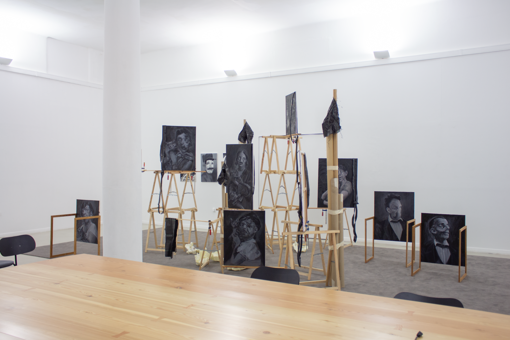 No Palco da Pintura, exhibition view