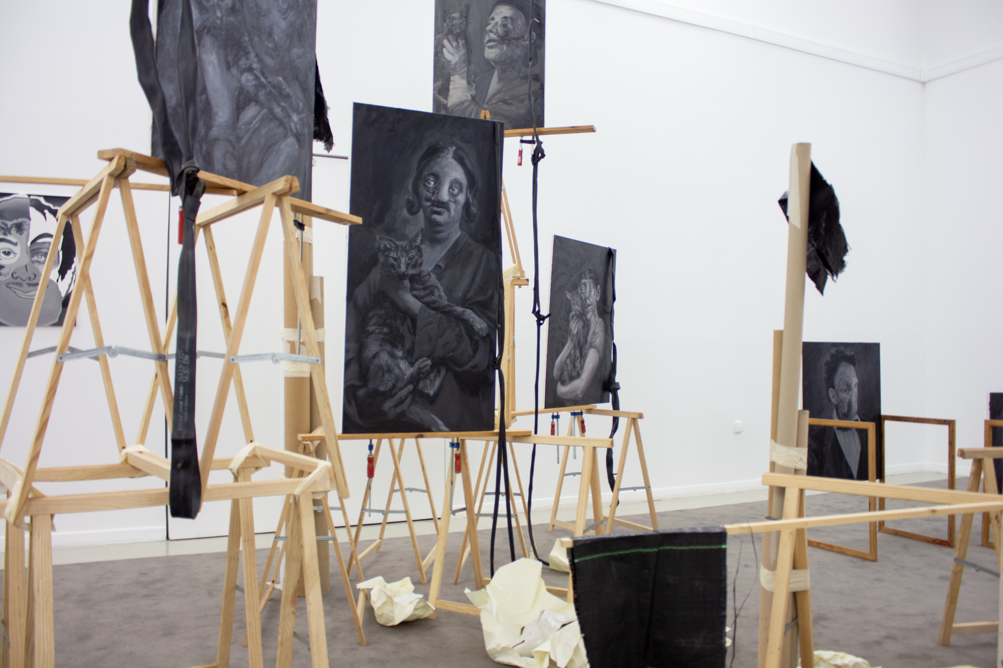 No Palco da Pintura, exhibition view